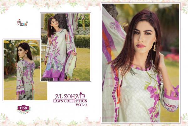 SF Al Zohaib Lawn Collection 2 Fancy Cotton Embroidery Pakistani Salwar Collection